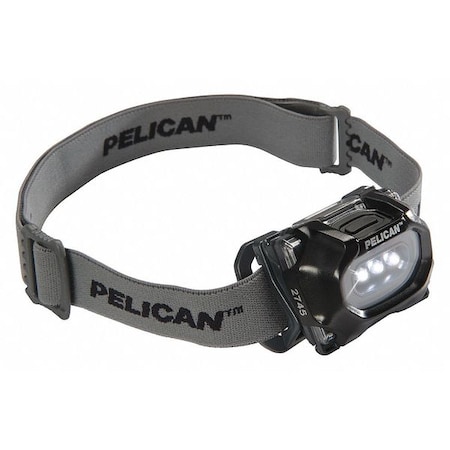 Headlamp, Industrial, Black, 33/17lm MPN:2745C