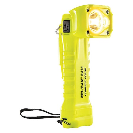 Right-Angle Safety-Rated Flashlight, Led Yellow 256 lm MPN:3415MCC