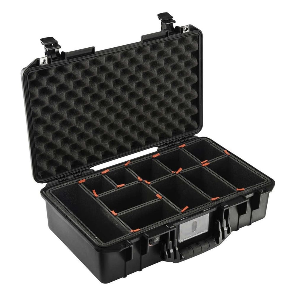Pelican Air Protector Case With TrekPak Divider System, 7 1/2inH x 22inW x 14inD, Black MPN:015250-0050-110