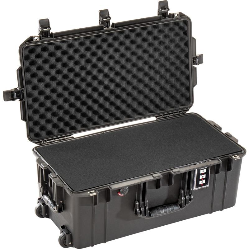 Pelican Air Case, 24-9/16inH x 12-5/16inW x 10-1/4inD, Black MPN:1606AIR