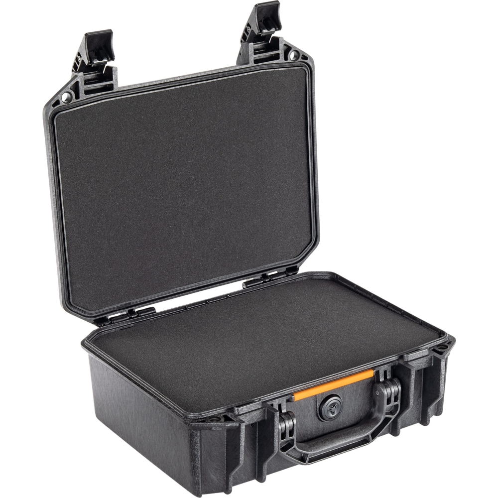 Pelican Polyethylene Vault V200C Equipment Case With Foam, 15-7/16inH x 13-1/8inW x 6-3/16inD, Black MPN:VCV200-0020-BLK
