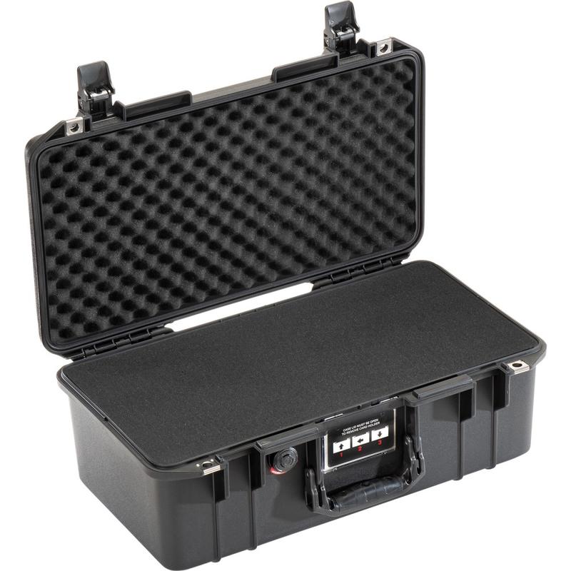 Pelican 1506WF Air Case, 20-1/8inH x 12-1/16inW x 8-9/16inD, Black MPN:1506AIR