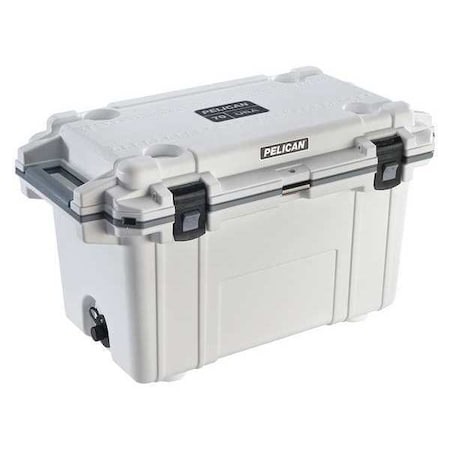 Marine Chest Cooler, White/Gray, Cap.70qt. MPN:70Q-1-WHTGRY