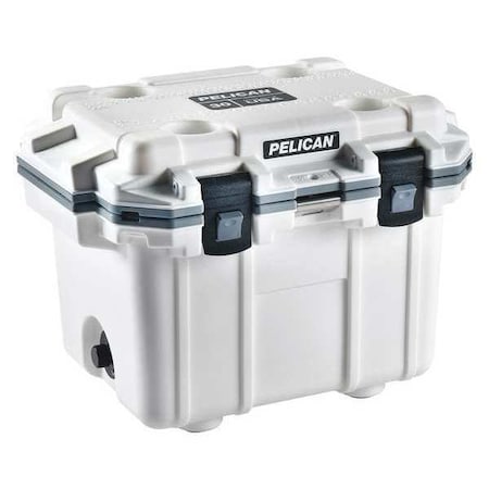 Marine Chest Cooler, White/Gray, Cap.30qt. MPN:IM30QT