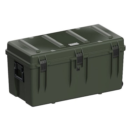 3.5 cu ft, 33 in L, 17 in W, 17 in H, Green, Polyethylene MPN:472-FTLK-LG-IM-OD