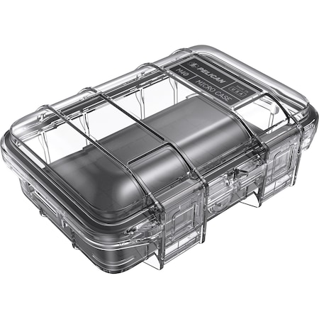 Pelican M40 Case, 6.8x5x2.6, Black/Clear MPN:M40