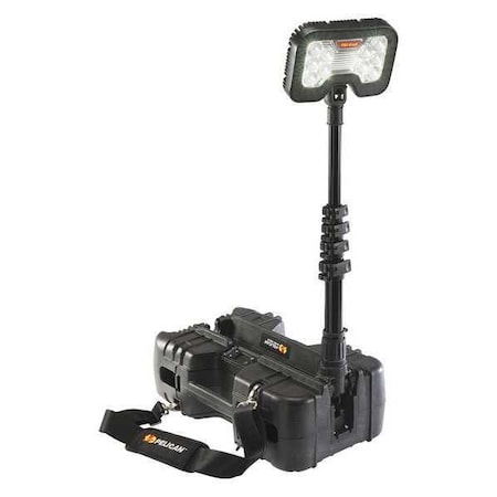 PELICAN 6000 Lumens, LED Black Remote Area Lighting MPN:9490
