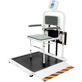 Health o Meter® 2500CKL Digital Wheelchair Ramp Scale with Fold Away Seat 1000 lb x 0.2 lb 2500CKL