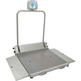 Health O Meter 2610KL Digital Wheelchair Dual Ramp Scale 1000 x 0.2lb/454 x 0.1kg Portable 2610KL