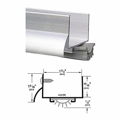 Door Shoe Unfinished 1-3/4 W 36 L MPN:216AV36 Door Shoe Unfinished 1-3/4 W 36 L MPN:216AV36
