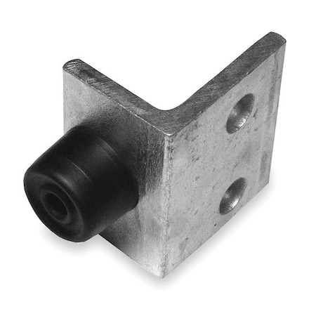 Door Stop, Rubber, Stainless Steel, 2.5in D MPN:109SS