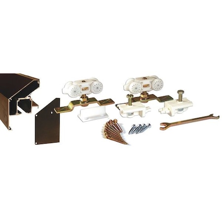 Sliding Door Sidewall Mount Track Kit, 96