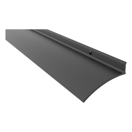 Door Weatherstripping, Silicone, Blk, 40