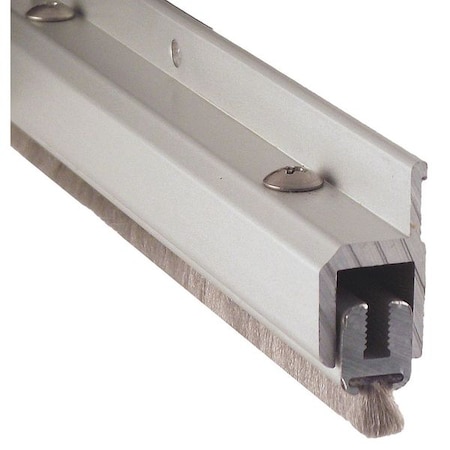 Double Door Weatherstrip, Pile, 7ft L, Gray MPN:351C/CP84