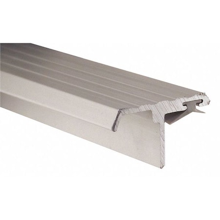 Double Door Weatherstrip, Vinyl, 8ftL, Gray MPN:355CV96