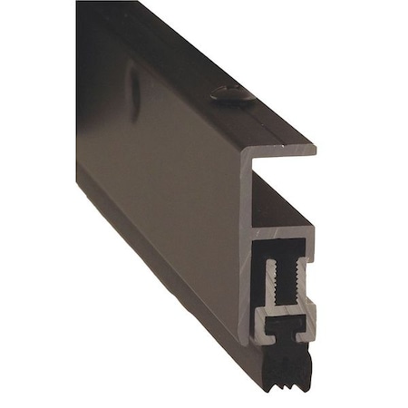 Door Frame Weatherstrip, 7 ft. L, Black MPN:379DR84