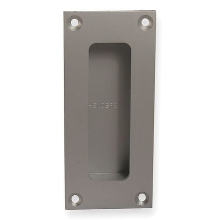 Aluminum Pull, Flush, 3-1/4