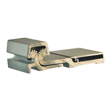 Piano Hinge, Bronze, Full Surface Mounting, 1 1/4 in Leaf W x 83 in Leaf H, Clear Anodized MPN:CFS83HD1