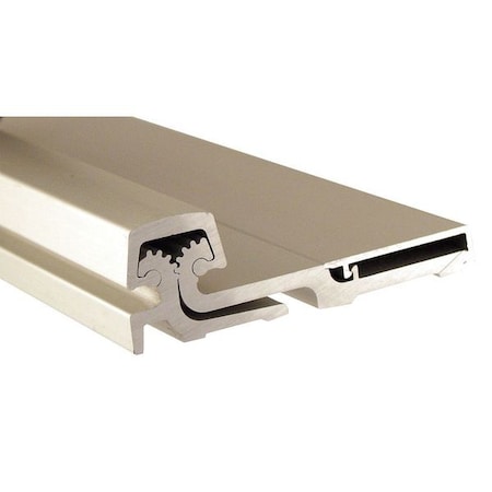 Piano Hinge, Bronze, Full Surface Mounting, 1 1/4 in Leaf W x 83 in Leaf H, Clear Anodized MPN:CFS95CP-HD1