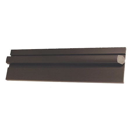 Piano Hinge, Aluminum, Full Surface Center Pivot Mounting, 1 1/4 in Leaf W x 83 in Leaf H MPN:DFS95CP-HD1-HT-RH
