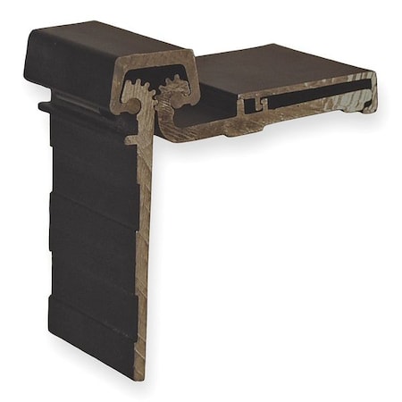 Piano Hinge, Aluminum, Half Surface Mounting, 2 in Leaf W x 2 9/16 in Leaf H, Dark Bronze Anodized MPN:DHS83