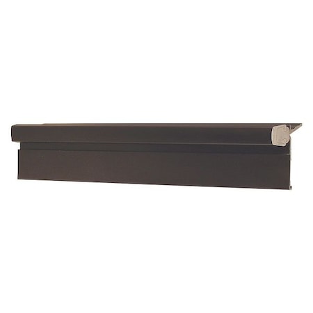 Piano Hinge, Aluminum, Half Surface Mounting, 2 in Leaf W x 83 in Leaf H, Dark Bronze Anodized MPN:DHS83-HT-RH