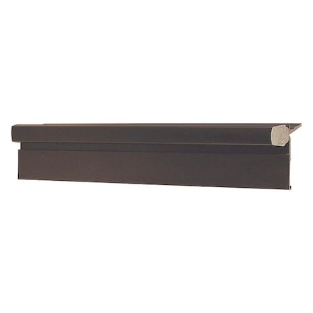Piano Hinge, Aluminum, Half Surface Mounting, 2 in Leaf W x 95 in Leaf H, Dark Bronze Anodized MPN:DHS95HD1-HT-LH