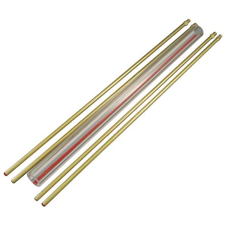 Glass Rod Kit, Red Line, 5/8In Dia, 20In L MPN:1LG-20R