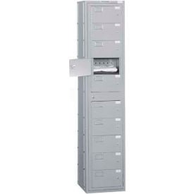 Penco® 10 Door Folded Garment Locker w/ Turn Knob Lock 16-1/2