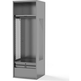 Penco® Framed Vented Stadium Locker w/ Shelf & Footlocker 18