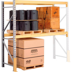 Penco Double Slotted Pallet Rack Add-On - No Deck - 120
