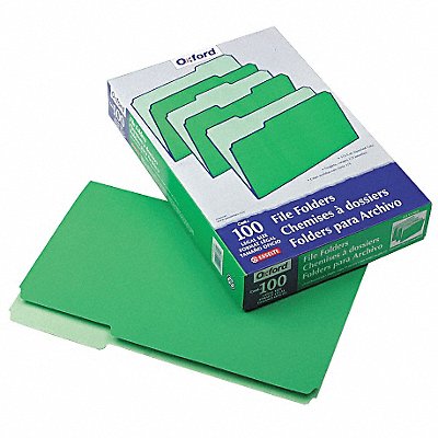 Legal File Folders Green PK100 MPN:PFX15313BGR Legal File Folders Green PK100 MPN:PFX15313BGR