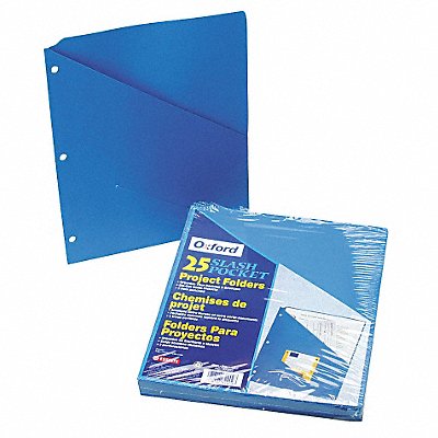 Pocket Folder Blue 11 Pt. Stock PK25 MPN:PFX32902