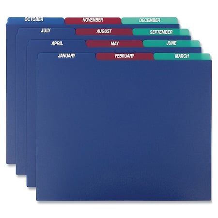 Index Tab Set, Assorted, Poly, PK12 MPN:PFX40144