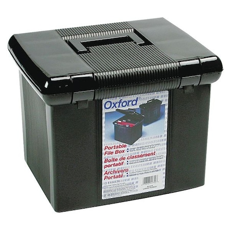 Portable File Box, Black MPN:PFX41742