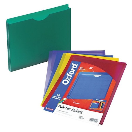 Expandable File Jacket, Assorted Colors, Pk10 MPN:PFX50990
