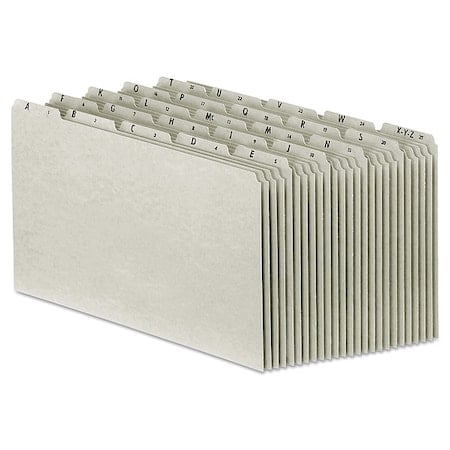 Index Tab Set, Gray, Pressboard, PK25 MPN:PFXPN1025