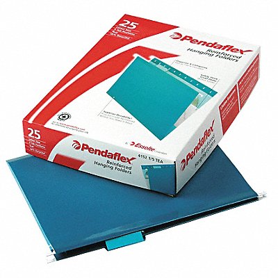 Hanging File Folders Teal PK25 MPN:PFX415215TEA Hanging File Folders Teal PK25 MPN:PFX415215TEA