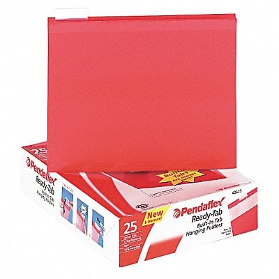 Hanging File Folders Red PK25 MPN:PFX42623 Hanging File Folders Red PK25 MPN:PFX42623