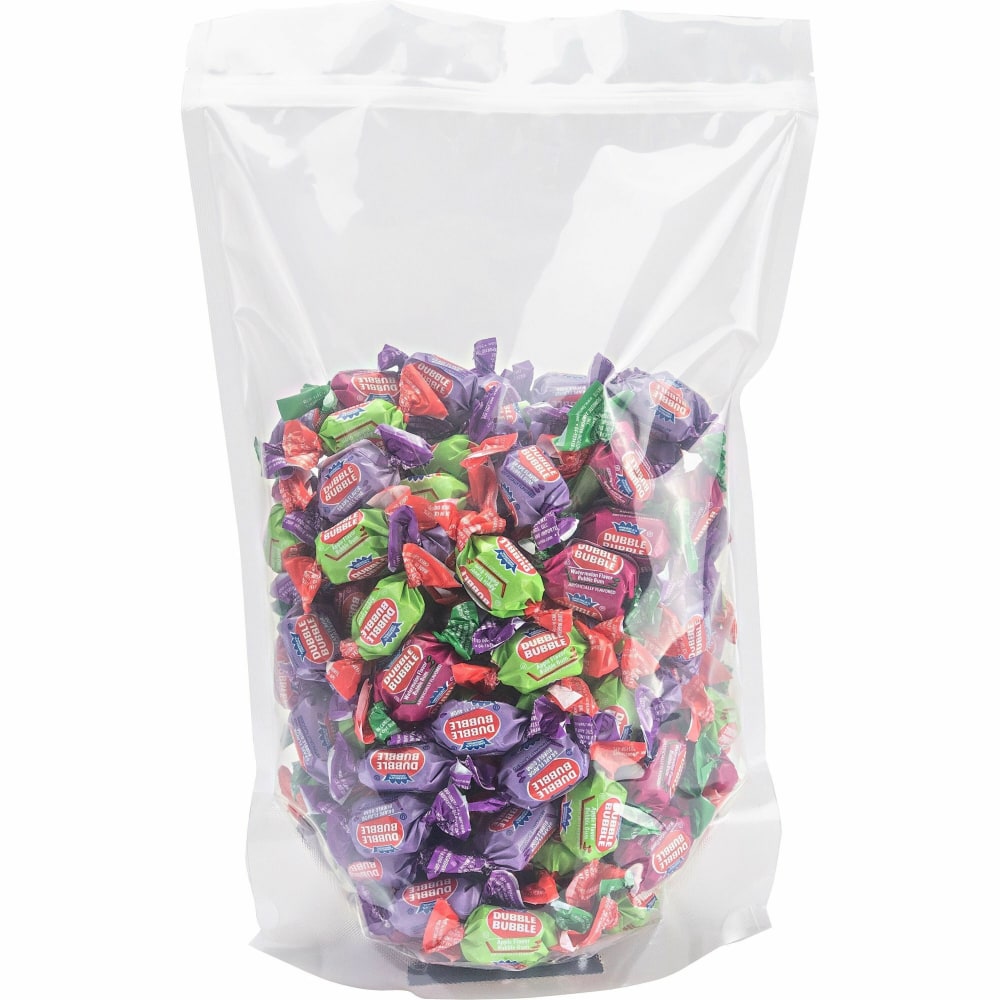Penny Candy Dubble Bubble Gum - Grape, Watermelon, Apple - Individually Wrapped - 2.50 lb - 1 Bag MPN:016