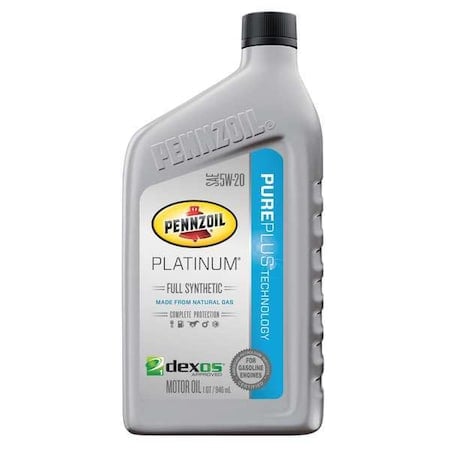 Engine Oil, 5W-20, Synthetic, Platinum, 1 Qt. MPN:550022686