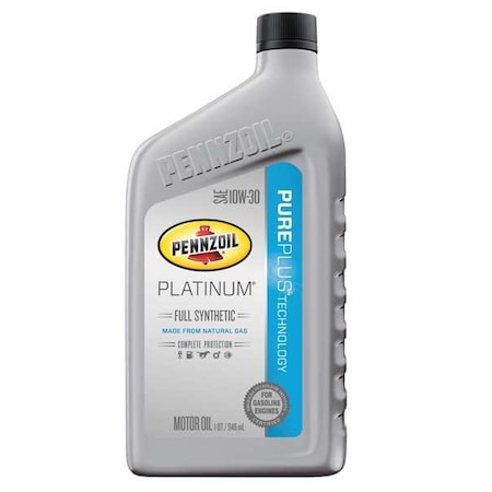 Engine Oil, 10W-30, Synthetic, Platinum, 1 Qt. MPN:550022687