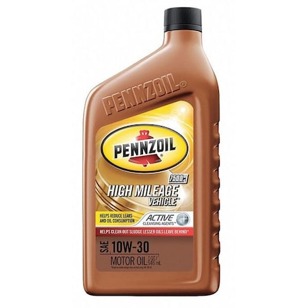 Engine Oil, 10W-30, 1 Qt., Pennzoil MPN:550022812