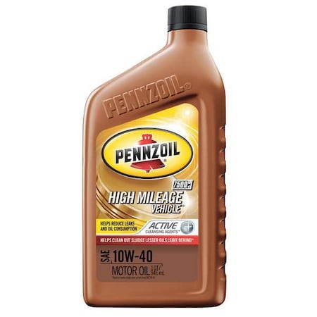 Engine Oil, 10W-40, 1 Qt., Hi Mileage MPN:550022829