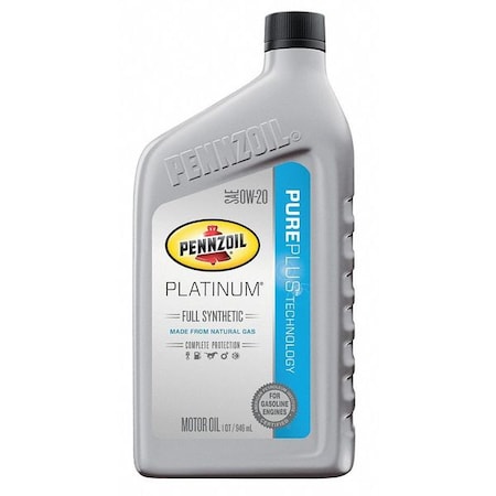 Engine Oil, 0W-20, Synthetic, 1 Qt. MPN:550036541