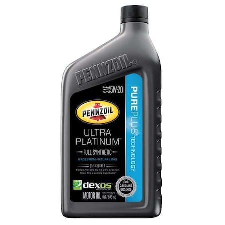 Engine Oil, 5W-20, Synthetic, Ultra Platinum, 1 Qt. MPN:550040863