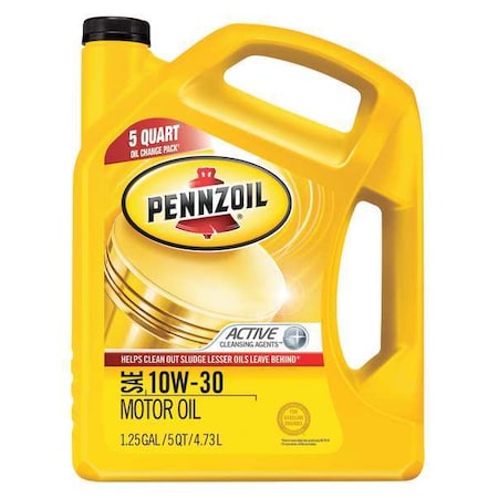 Engine Oil, 10W-30, Pennzoil, 5 Qt. MPN:550045214