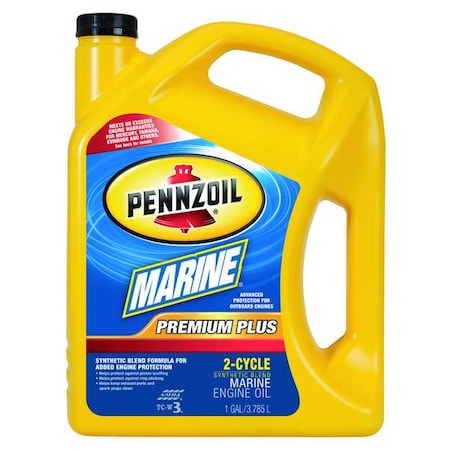 2-Cycle Synthetic Blend Marine Motor Oil, Prem Plus, TC-W3, 1 Gal. MPN:550045220