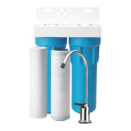 Undersink Water Filtration System with CB3 Carbon Block Cartridge MPN:OT32-S-S18