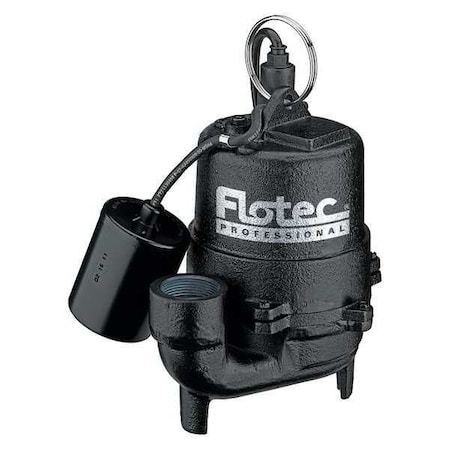 Effluent Pump, Cast Iron, 3/4 Solids, 1/3HP MPN:E3375TLT